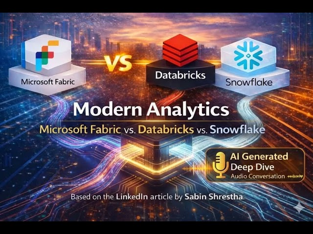 Modern Analytics Deep Dive | Microsoft Fabric, Databricks and Snowflake