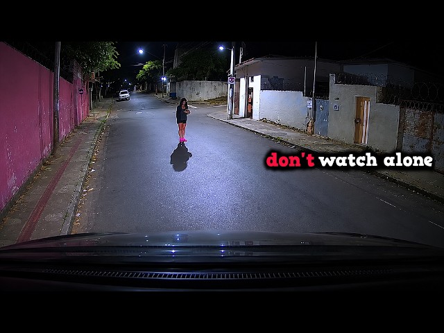 10 SCARY VIDEOS Caught In The Road!