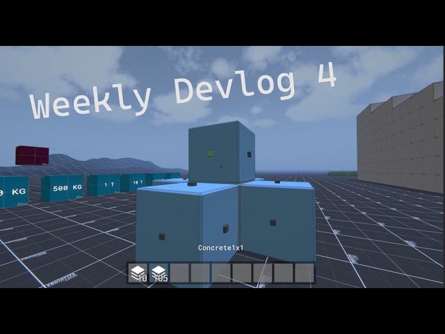 Weekly Devlog 4: Placement and Inventory