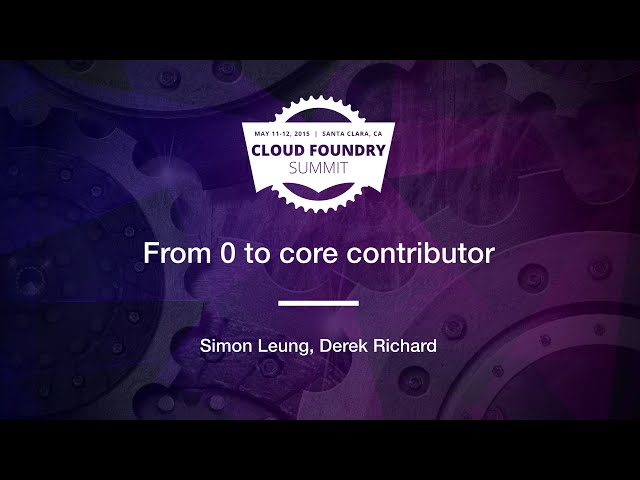 From 0 to core contributor
