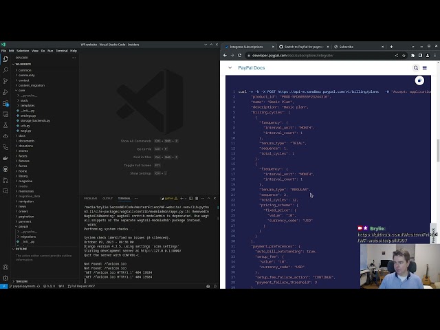 e25: PayPal eCommerce subscriptions with Python and Django
