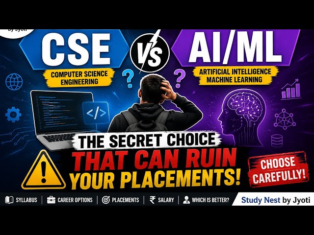 BTech CSE vs AI/ML: The Secret Choice That Can Ruin Your Placements!