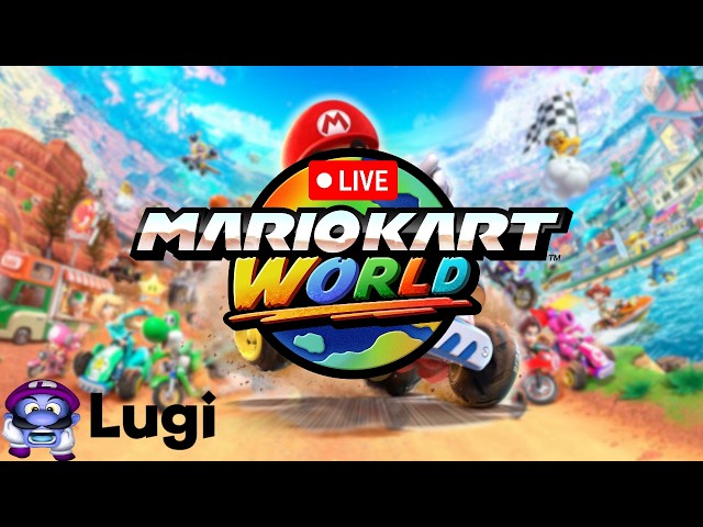 🔴 LIVE UNTIL 4:00 PM | I Wasn't Ready For Mario Kart World Online