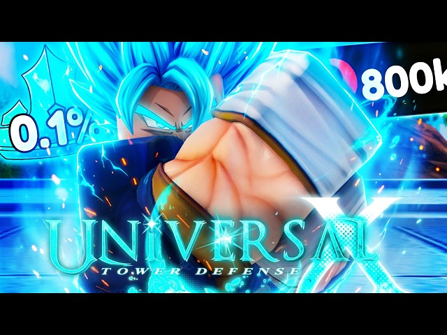 Getting The 0.1% BOUNDLESS VEGITO BLUE In Universal Tower Defense X!