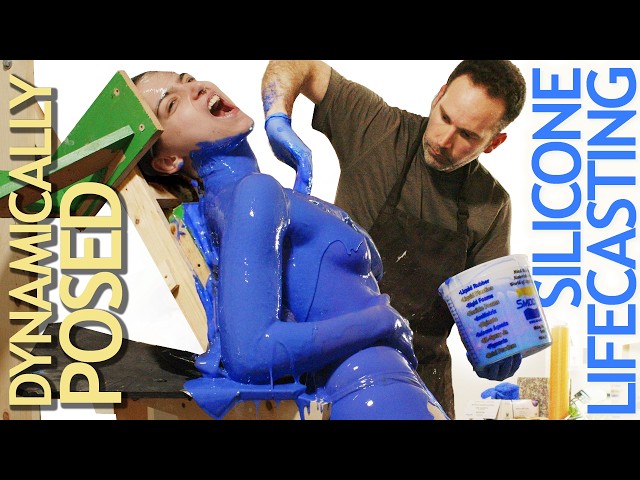 Silicone Lifecasting of Posed Female Torso using Body Double by Smooth-On