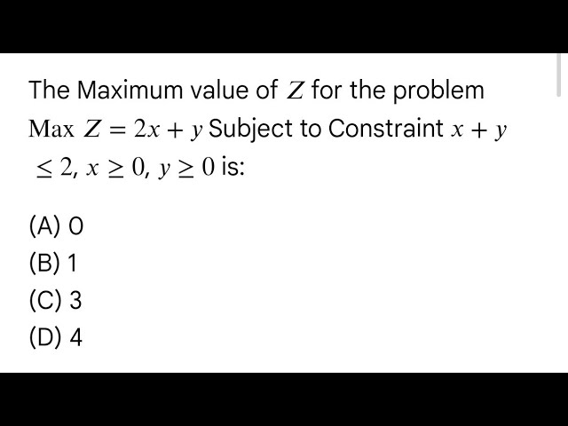 Solving linear programming problem graphical method