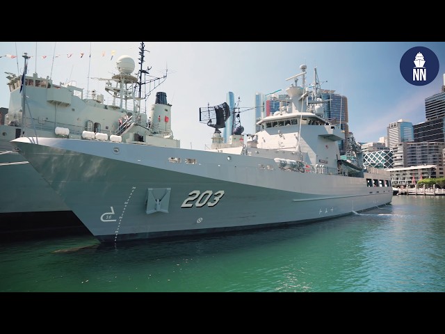 Aboard HMAS Arafura, latest OPV of the Royal Australian Navy