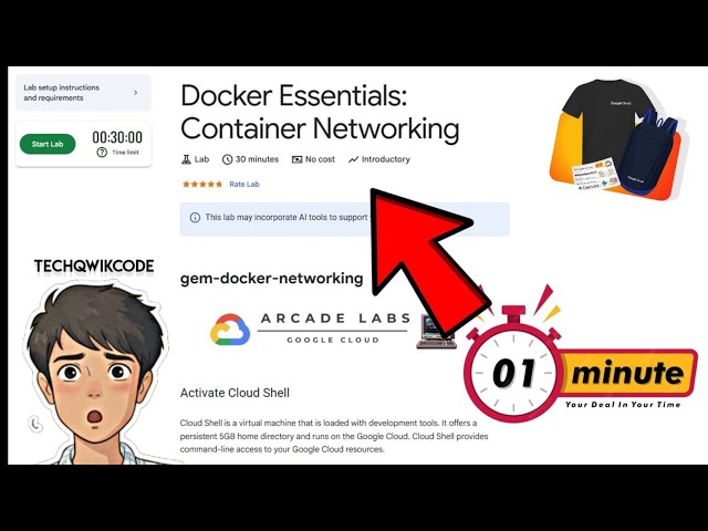 Docker Essentials : Container Networking || gem-docker-networking || Google Arcade || Step By Step 
