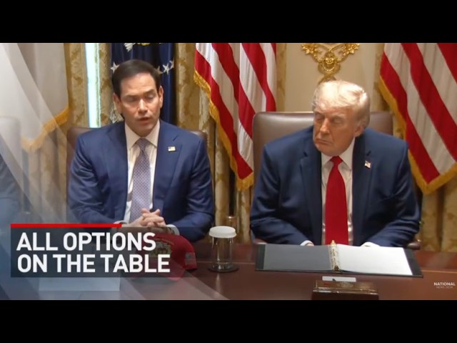 Trump's cabinet says all options are on the table for Iran