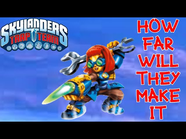 How far can Sprocket make it in Skylanders Trap Team?