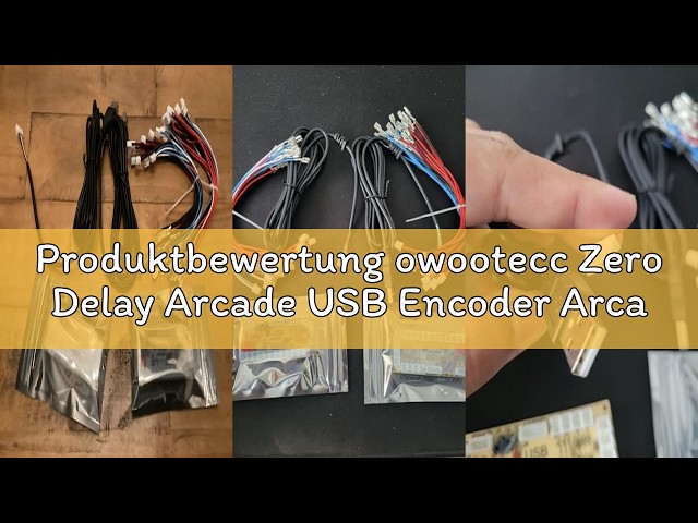 Produktbewertung owootecc Zero Delay Arcade USB Encoder Arcade Spieler DIY Teile Kit für PC, Raspber