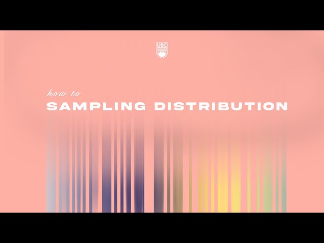 How To - Sampling Distribution #statistics #ubcmedicine