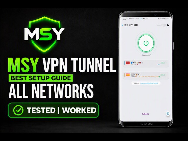 MSY VPN Tunnel Settings for All Countries | Fast & Secure Setup