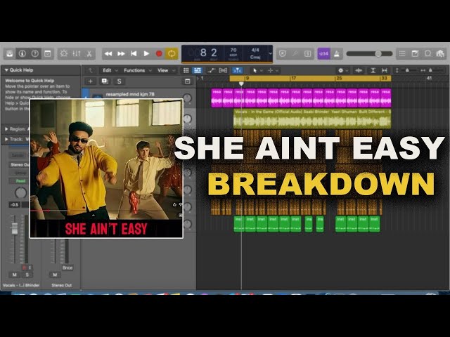 How To Make | She Aint Easy | Navan Sandhu In Logic Pro | Breakdown | Deconstruction