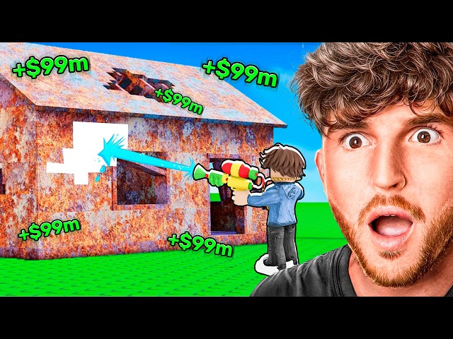 Making $893,428,970 Cleaning HOUSES In Roblox!