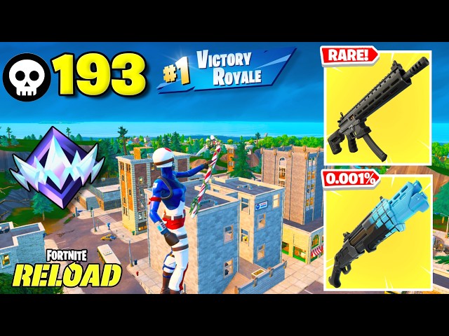 193 Elimination "RANKED RELOAD” Gameplay Wins (Fortnite Chapter 7 PS5 Controller)