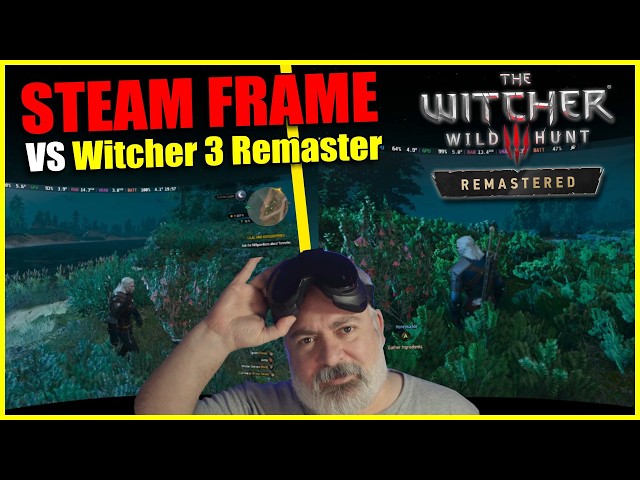 Steam Frame VS Witcher 3 Remastered! (Standalone Test)