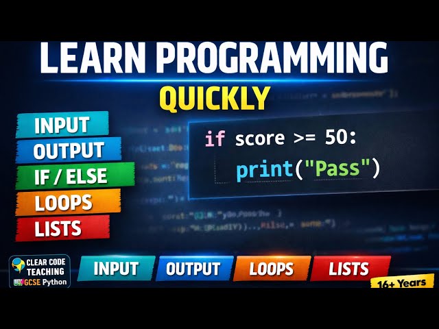 Learn Python LIVE (Full Beginner Course) | Code With Me: Variables, IF/ELIF, Loops & Lists