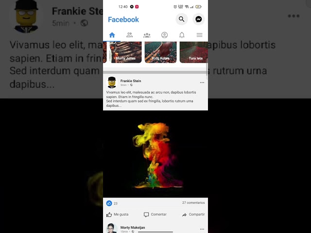 Fake Facebook Clone React Native