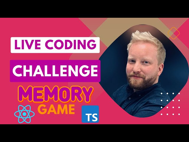 React Live Coding Test | Memory Game /w TypeScript (Intermediate/Senior) FAANG