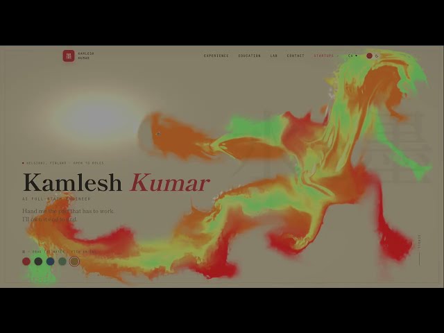 Amazing 3d Devloper Portfolio Idea
