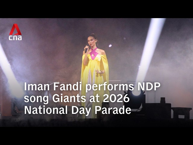 NDP 2026: Iman Fandi sings NDP song Giants at Singapore's 61st National Day