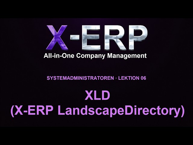 X-ERP Course for System Administrators 06 – Creating the XLD Database