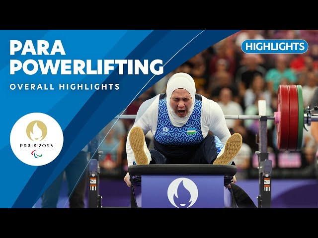 Para Powerlifting Highlights | Paris 2024 Paralympic Games ❤️💙💚