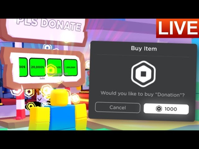 🔴PLS DONATE LIVE | RAISING ROBUX TO DO GIVEAWAY