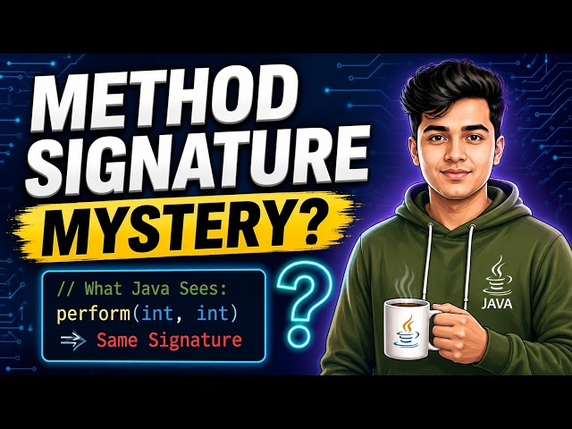 Java Method Overloading Explained | Method Signature in Java | Can We Overload by Return Type?