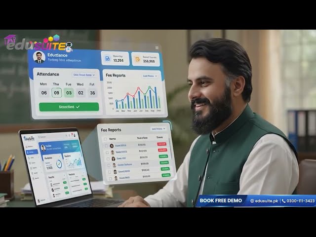 Best School Management Software in Pakistan 2026 | EduSuite AI ERP — Free Demo
