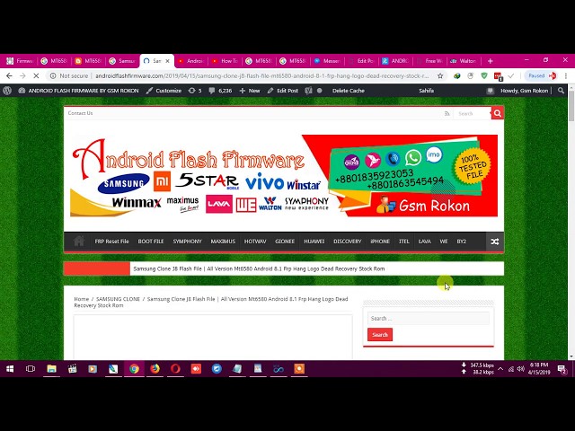 Samsung Clone J8 Flash File | All Version Mt6580 Android 8.1 Frp Hang Logo Dead Recovery Stock Rom