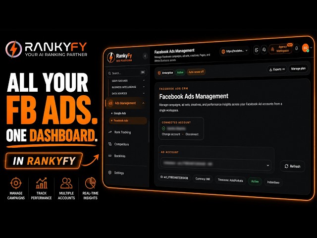 How to Connect Facebook Ads to RankyFy (Full Guide) | Ads Management Without Meta Business Manager