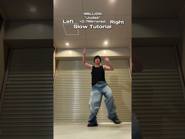 Slow & Mirrored Dance Tutorial DC @1milliondance @ladygaga "Judas"Dance