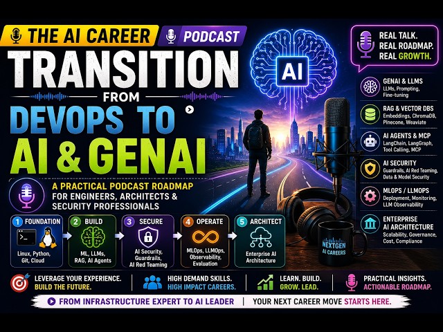 AI Career Roadmap Podcast | From DevOps to AI & GenAI | English