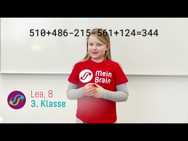 MeinBrain Mental Arithmetic. Unsere Kinder!