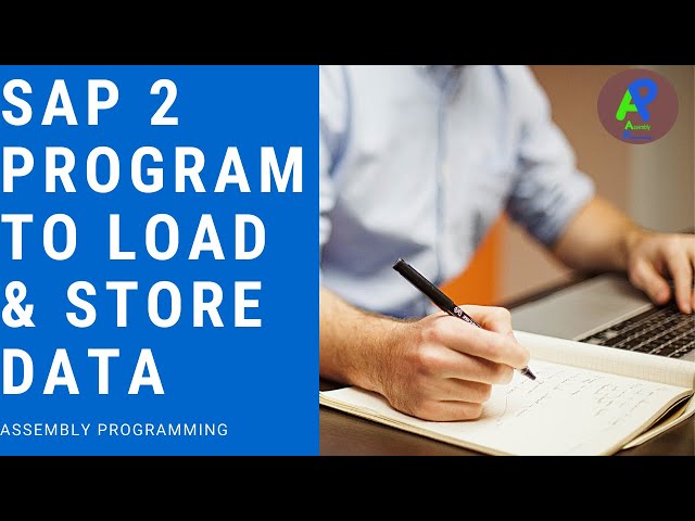 SAP 2 Program to Load and Store the data | #1