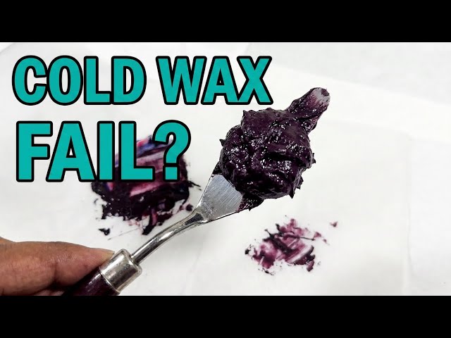 I Hate Purple But I Mixed It Into Cold Wax. Here's What Happened