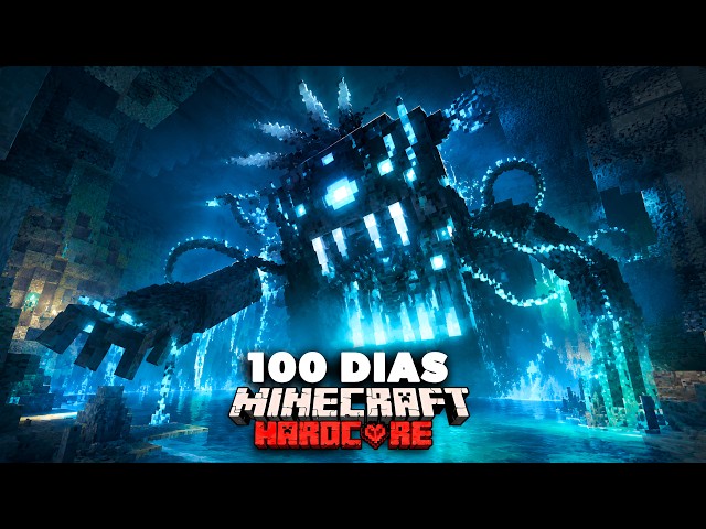 I SURVIVED 100 DAYS UNDERGROUND in HARDCORE MINECRAFT