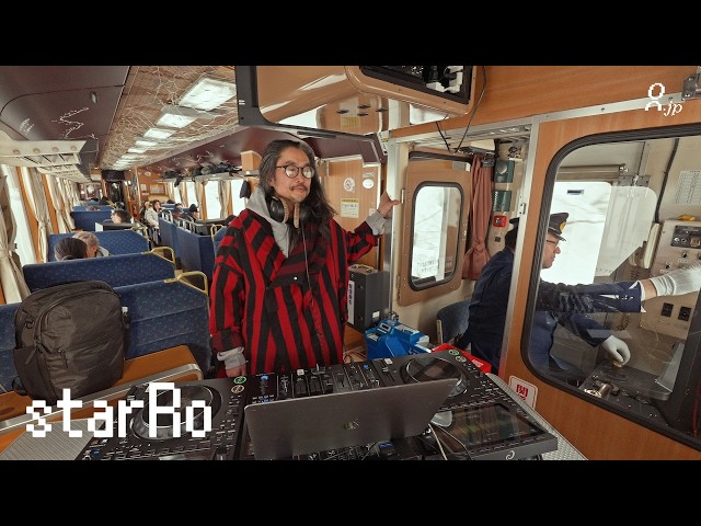 chill eclectic mix in a Japanese winter train l starRo l Login.jp x Aer l jazz soul ethnic