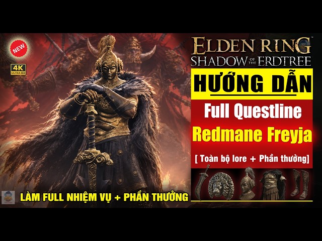 Who Is Freyja Really? | Full Questline, Lore & Secrets of the Redmane Warrior | Elden Ring DLC