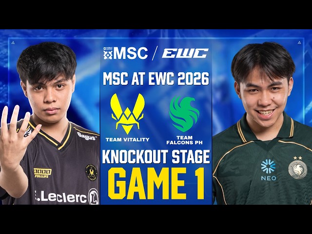 [GAME 1] TEAM VITALITY vs TEAM FALCONS PH MSC AT EWC 2026 KNOCKOUT STAGE | VIT vs FLCN