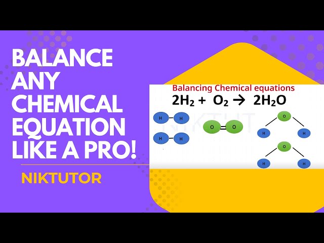 Balancing chemical equation