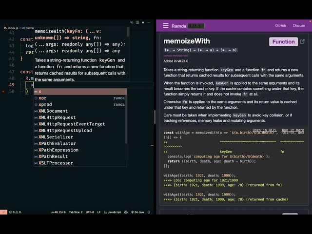memoizeWith - Pipe Dreams - Ramda Deep Dive: Season 2