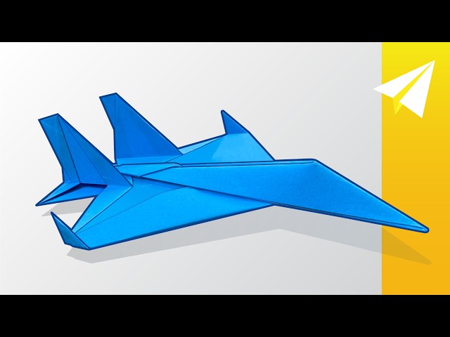 How to Make an Amazing Origami Jet — Sapphire, by irrelEvant paper planes