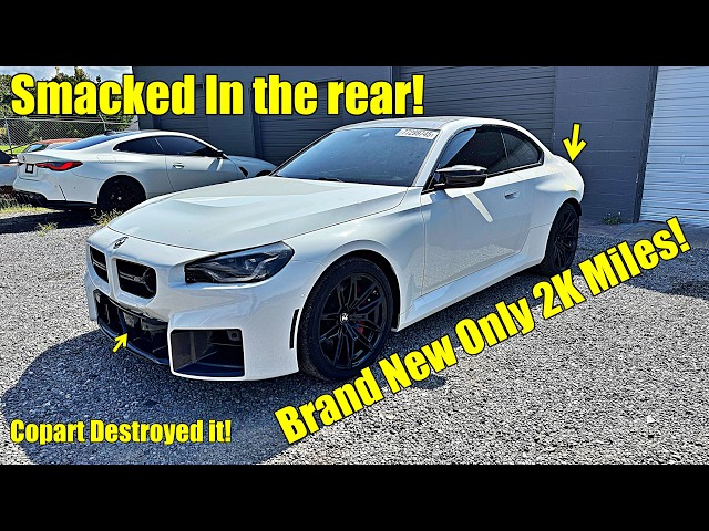 THEY TOTALED THIS BRAND NEW M2 FOR THIS DAMAGE????