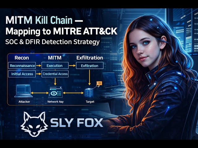 MITM Kill Chain — Mapping до MITRE ATT&CK | SOC & DFIR Detection Strategy