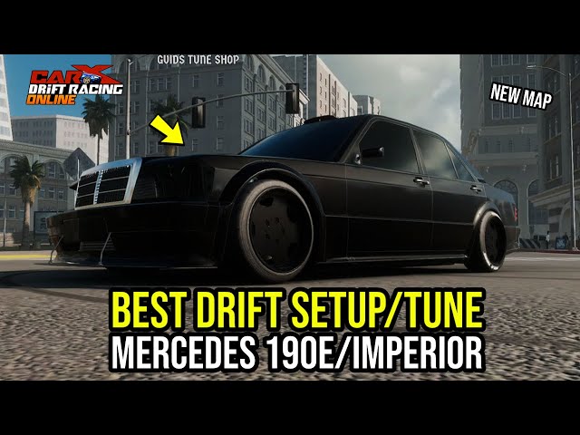 *Best* Drift Setup/Tune Mercedes 190E/Imperior in CarX Drift Racing Online (NEW MAP)