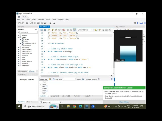SQL Practical Class 1 | Create Database & Table in MySQL | Hindi