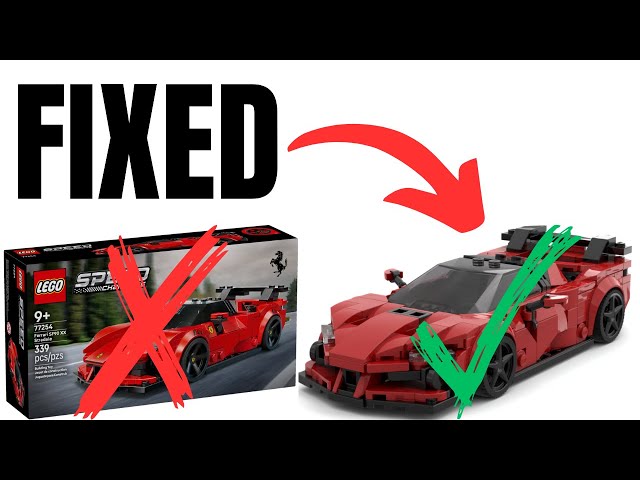 I FIXED LEGO's Ferrari SF90... (FREE tutorial!)